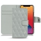 硬质真皮保护套 Apple iPhone 13 Pro - Gris - Couture ( Nappa - Pantone W428C ) 