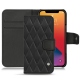 硬质真皮保护套 Apple iPhone 13 Pro - Noir - Couture ( Nappa - Black ) 