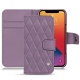 Apple iPhone 13 Pro leather case - Lilas - Couture ( Nappa - Pantone 2645U ) 