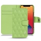 Lederschutzhülle Apple iPhone 13 Pro - Vert olive - Couture ( Nappa - Pantone 578U ) 