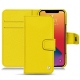 Custodia in pelle Apple iPhone 13 Pro - Jaune fluo