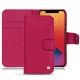 Custodia in pelle Apple iPhone 13 Pro - Rose fluo