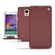 Funda de piel Samsung SM-N910 Galaxy Note 4  - Lie de vin ( Pantone 5115C ) 