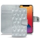 Apple iPhone 13 Pro leather case - Platinium - Couture