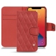 Capa em pele Apple iPhone 13 Pro - Cerise vintage - Couture