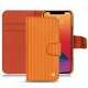 Apple iPhone 13 Pro leather case - Abaca arancio