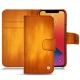 Lederschutzhülle Apple iPhone 13 Pro - Orange Patine