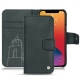 Capa em pele Apple iPhone 13 Pro - Blu marino