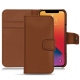 Apple iPhone 13 Pro leather case - Marron PU