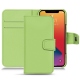 Apple iPhone 13 Pro leather case - Vert olive PU