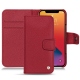 Housse cuir Apple iPhone 13 Pro - Rouge passion
