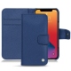 Apple iPhone 13 Pro leather case - Bleu frisson