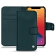 Apple iPhone 13 Pro leather case - Bleu Veggie