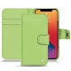 硬质真皮保护套 Apple iPhone 13 Pro Max - Vert olive ( Nappa - Pantone 578U ) 