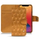 Apple iPhone 13 Pro Max leather case - Or Maïa - Couture