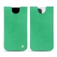 Pochette cuir Apple iPhone 13 Pro - Menthe vintage ( Pantone 562C ) 