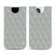 Lederschutzhülle Apple iPhone 13 Pro - Gris - Couture ( Nappa - Pantone W428C ) 