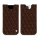硬质真皮保护套 Apple iPhone 13 Pro - Châtaigne - Couture ( Pantone 476C ) 