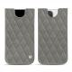 Funda de piel Apple iPhone 13 Pro - Acier vintage - Couture