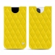 Lederschutzhülle Apple iPhone 13 Pro - Jaune fluo - Couture