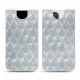 Lederschutzhülle Apple iPhone 13 Pro - Platinium - Couture