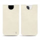 Pochette cuir Apple iPhone 13 Pro - Blanc escumo