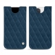 Capa em pele Apple iPhone 13 Pro - Blu mediterran - Couture