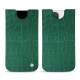 Pochette cuir Apple iPhone 13 Pro - Crocodile pino