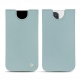 Funda de piel Apple iPhone 13 Pro Max - Bleu ciel ( Nappa - Pantone #abcae9 ) 