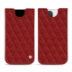 Apple iPhone 13 Pro Max leather pouch - Tomate - Couture ( Pantone #a61715 )