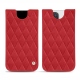 Custodia in pelle Apple iPhone 13 Pro Max - Rouge troupelenc - Couture ( Pantone #AB191A )
