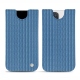 Pochette cuir Apple iPhone 13 Pro Max - Abaca ishia ( Pantone #395775 ) 