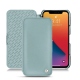 Apple iPhone 13 Pro leather case - Bleu ciel ( Nappa - Pantone 277C ) 