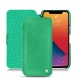 Apple iPhone 13 Pro leather case - Menthe vintage ( Pantone 562C ) 
