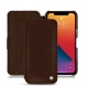Housse cuir Apple iPhone 13 Pro - Châtaigne ( Pantone 476C ) 