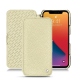 レザーケース Apple iPhone 13 Pro - Ivoire ( Sleek P C12 - White ) 