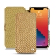 レザーケース Apple iPhone 13 Pro - Serpent sabbia