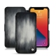 Capa em pele Apple iPhone 13 Pro - Gris Patine