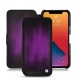Custodia in pelle Apple iPhone 13 Pro - Violet Patine