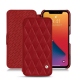 レザーケース Apple iPhone 13 Pro - Rouge - Couture ( Nappa - Pantone 199C ) 
