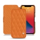 Capa em pele Apple iPhone 13 Pro - Orange - Couture ( Nappa - Pantone 1495U ) 
