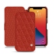 Custodia in pelle Apple iPhone 13 Pro - Papaye - Couture ( Pantone 180C ) 