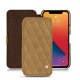 Custodia in pelle Apple iPhone 13 Pro - Sable vintage - Couture
