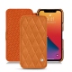 レザーケース Apple iPhone 13 Pro - Mandarine vintage - Couture