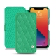 Capa em pele Apple iPhone 13 Pro - Menthe vintage - Couture