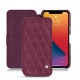 レザーケース Apple iPhone 13 Pro - Prune vintage - Couture