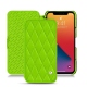 レザーケース Apple iPhone 13 Pro - Vert fluo - Couture
