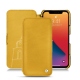 Lederschutzhülle Apple iPhone 13 Pro - Jaune soulèu