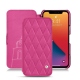 Housse cuir Apple iPhone 13 Pro - Rose BB - Couture