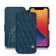 Capa em pele Apple iPhone 13 Pro - Blu mediterran - Couture